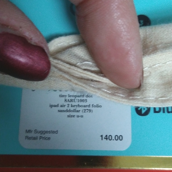 Kate Spade new with box Bluetooth keyboard folio for iPad Air 2 - Picture 3 of 8